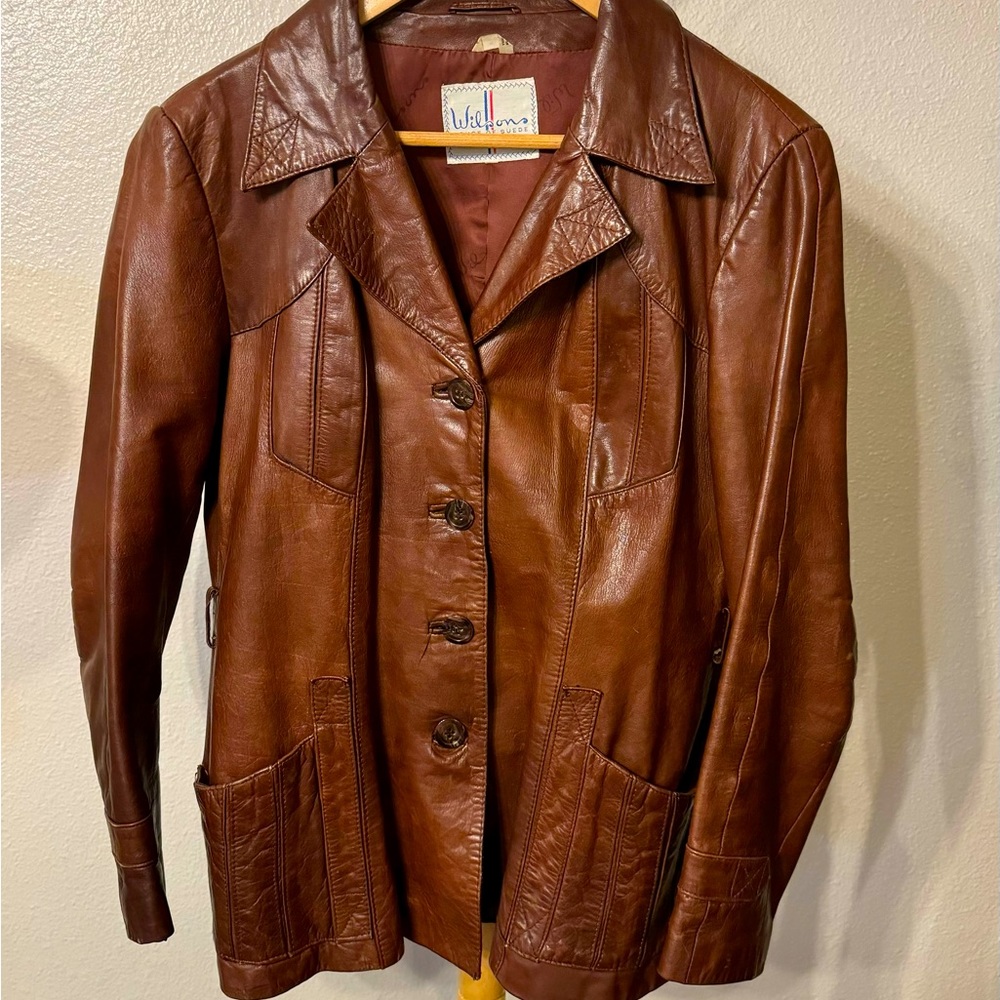 Vintage Leather Jacket Wilson’s House of Suede and Leather M/L